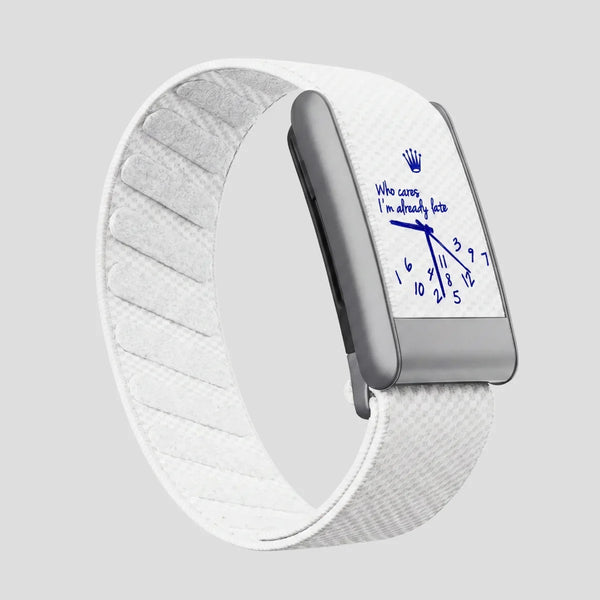 Bracelet nylon blanc Whoop 5.0 – Time Blanc