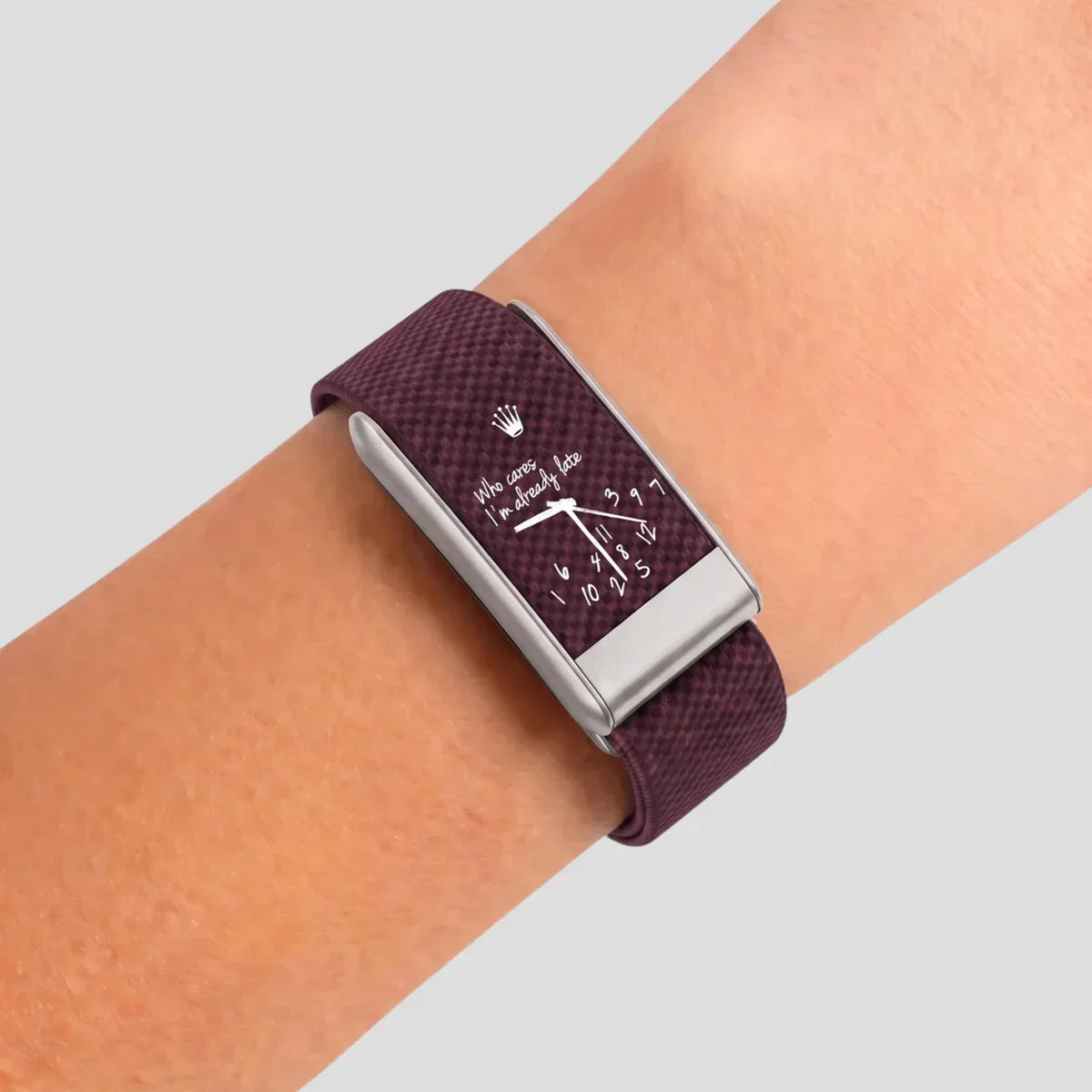 Bracelet nylon bordeaux Whoop 5.0 – Time Bordeaux