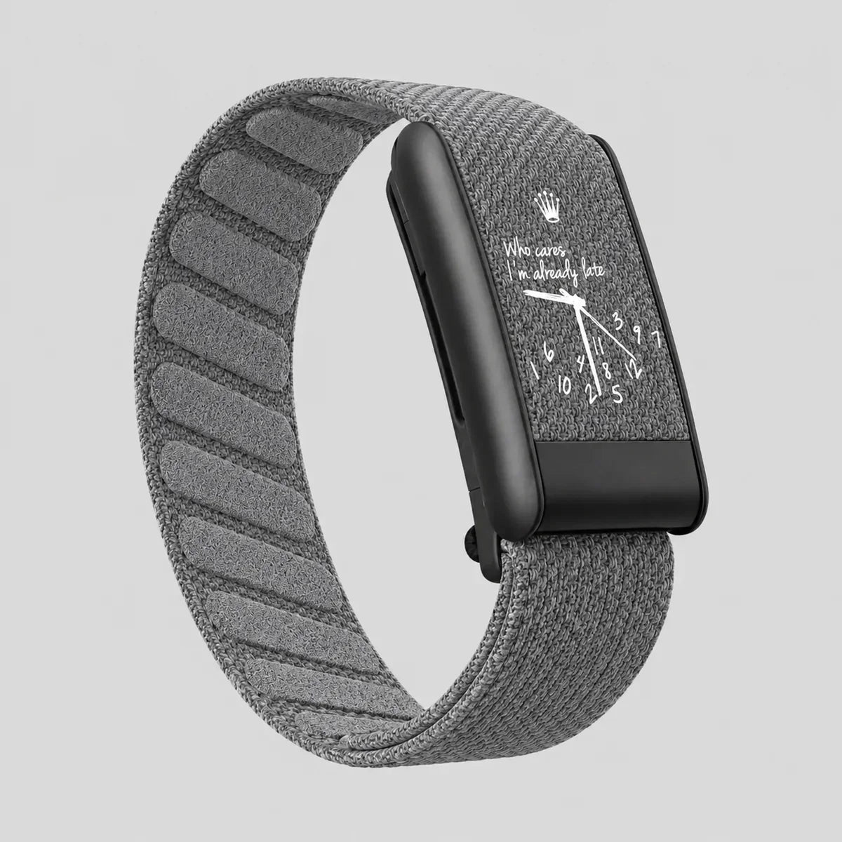 Bracelet nylon gris Whoop 5.0 – Time Gris