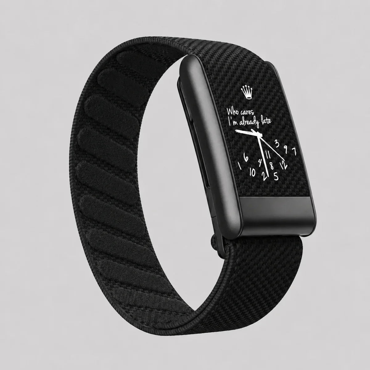 Bracelet nylon noir Whoop 5.0 – Time Noir