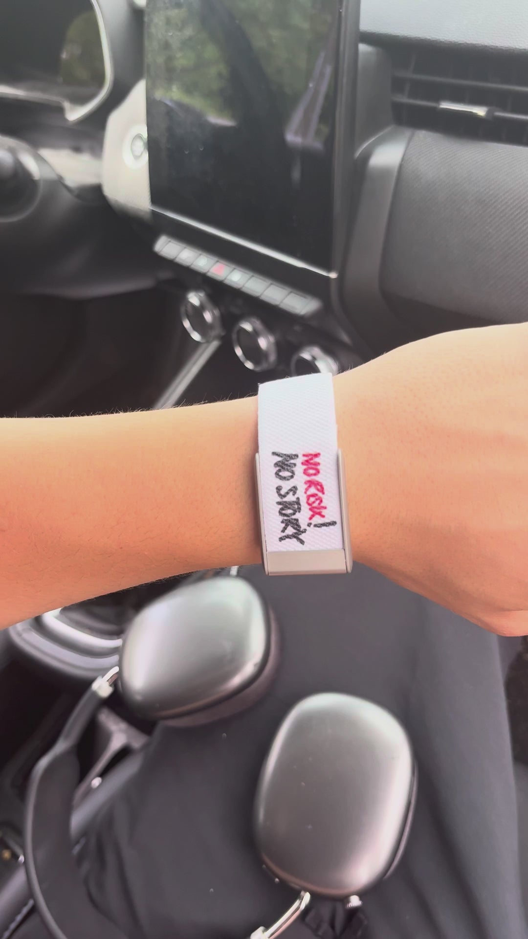 Bracelet nylon bicolore Whoop 5.0 – No Risk