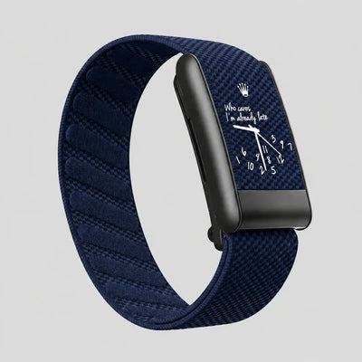 Bracelet nylon bleu Whoop 5.0 – Time Bleu