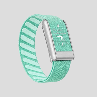 Bracelet nylon turquoise pour Whoop 5.0