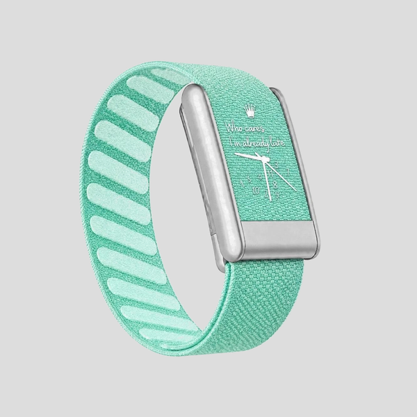 Bracelet nylon turquoise pour Whoop 5.0