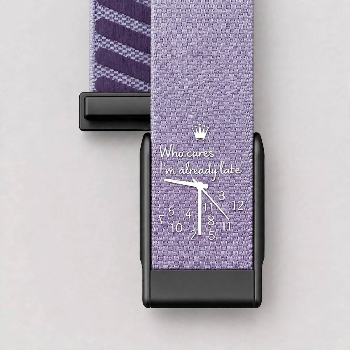 Bracelet nylon lilas Whoop 5.0 – Time Lilas