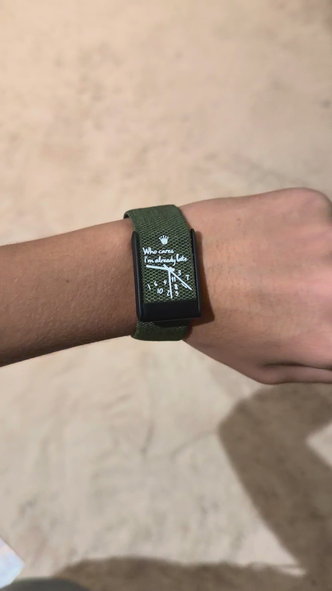 Bracelet nylon Whoop 5.0 – Time Kaki